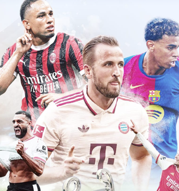 五大联赛夺冠概率：阿森纳96% 拜仁、巴黎99.9%